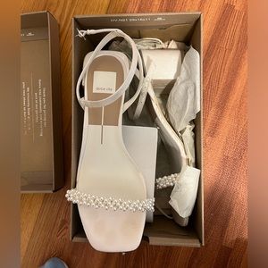 Dolce Vita Zalima Pearl white heels